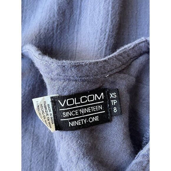 Volcom Women's Textured Bangalow Flare Sleeve Blouse Top Size XS - Picture 5 of 7